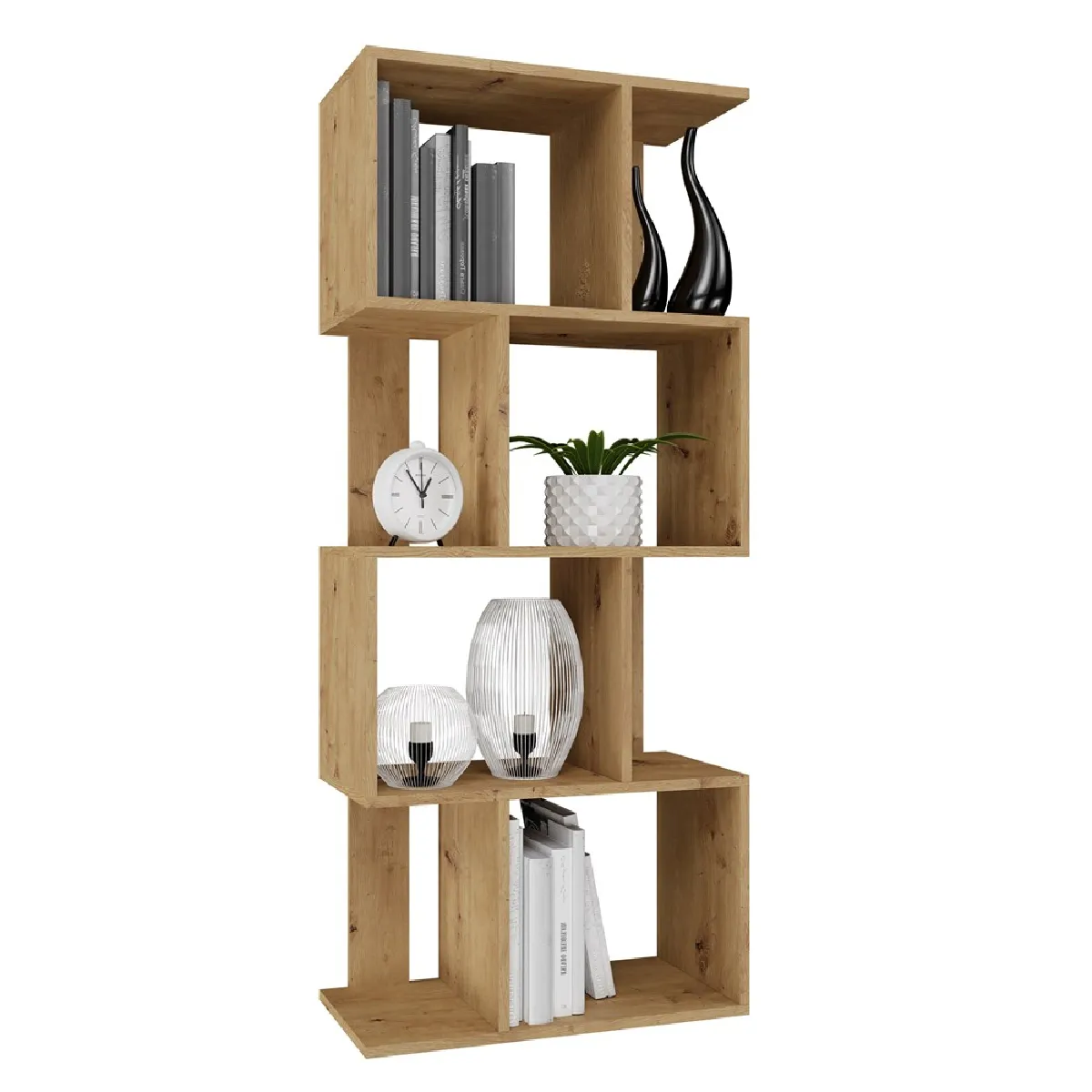 Bibliothèque, chêne Artisan, 59,5 x 104 x 30 cm