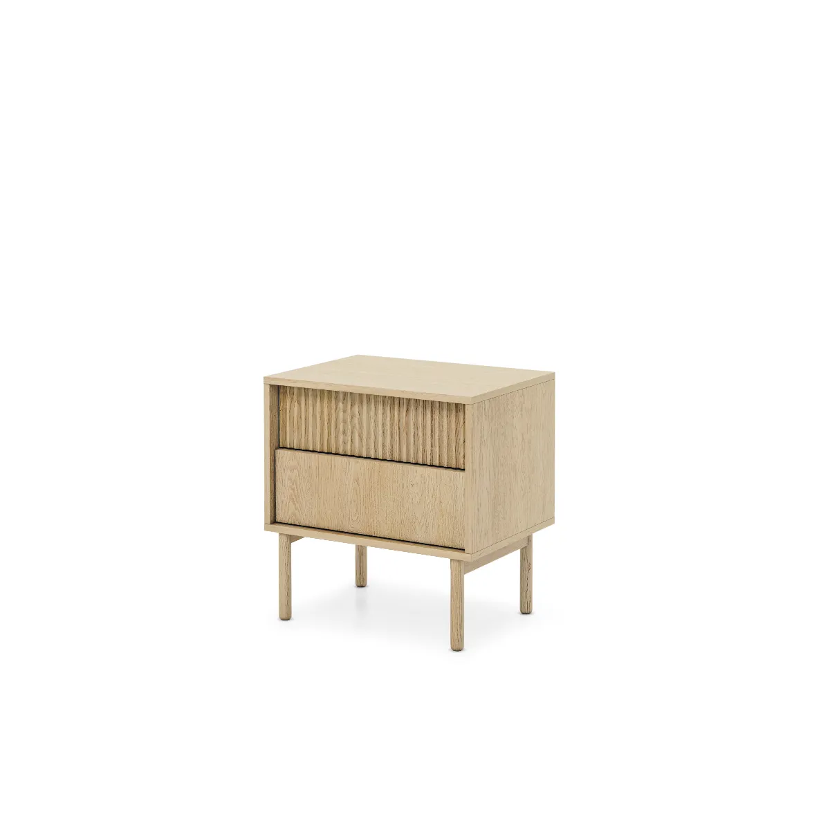 Table de chevet, Chêne Cremona, 53,5 x 55 x 39,5 cm