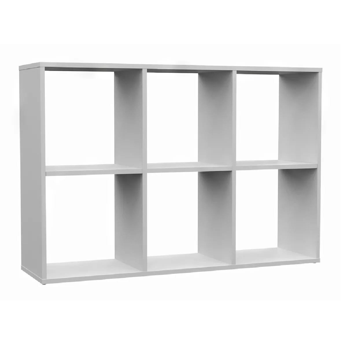 Étagère, 110 x 75 x 30 cm, Blanc Mat