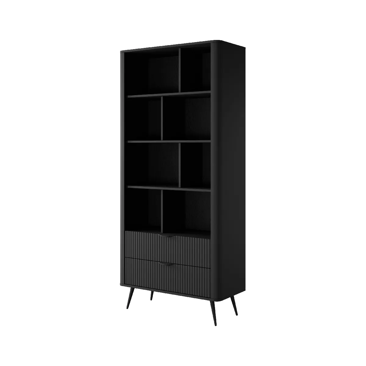 Bibliothèque: Noir, 88,2 x 38 x 193,8 cm