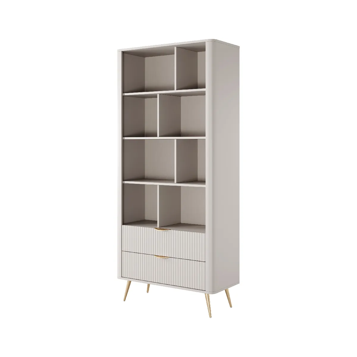 Bibliothèque: Beige, 88,2 x 38 x 193,8 cm
