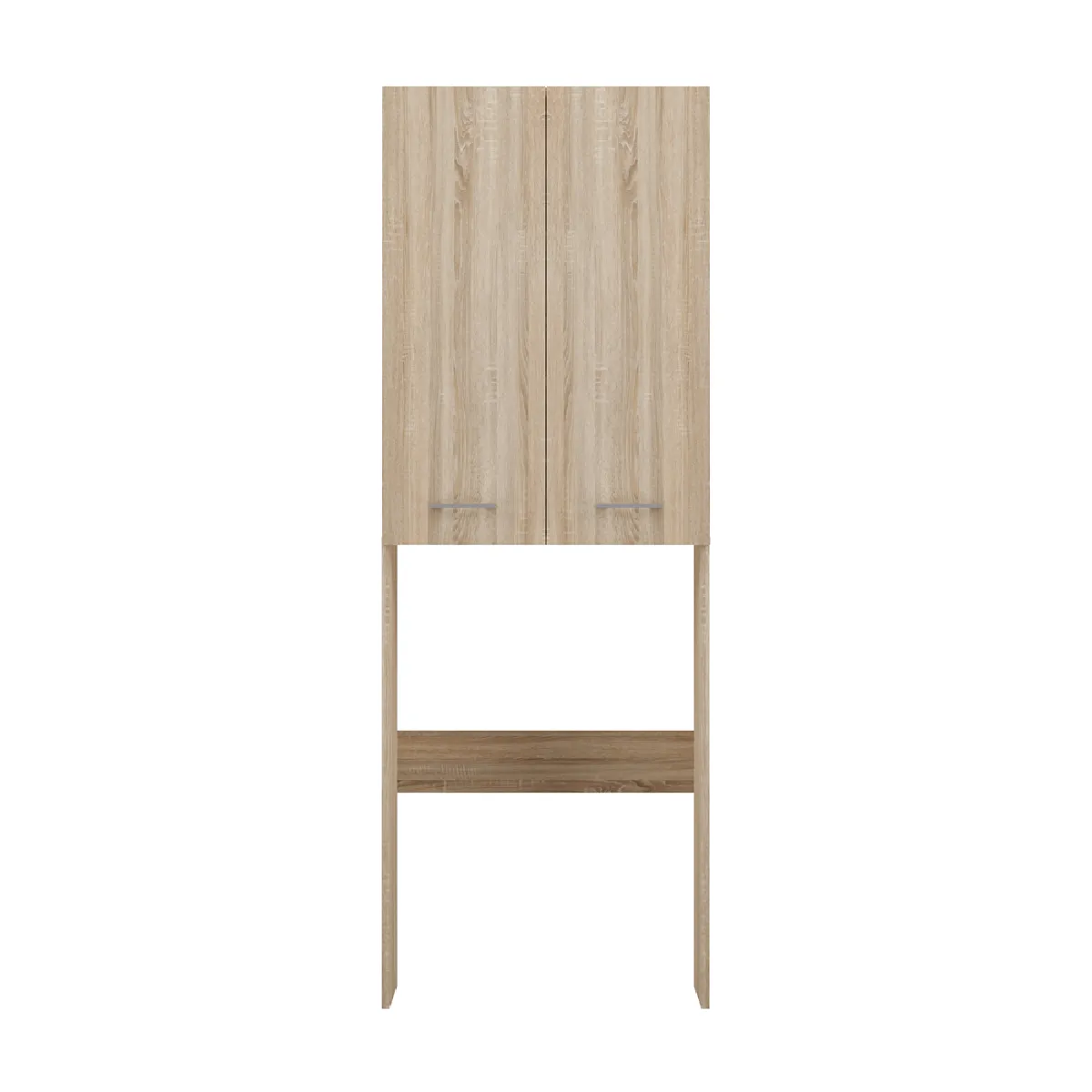 Armoire de salle de bain pour machine à laver, 30 x 64 x 180 cm, chêne sonoma