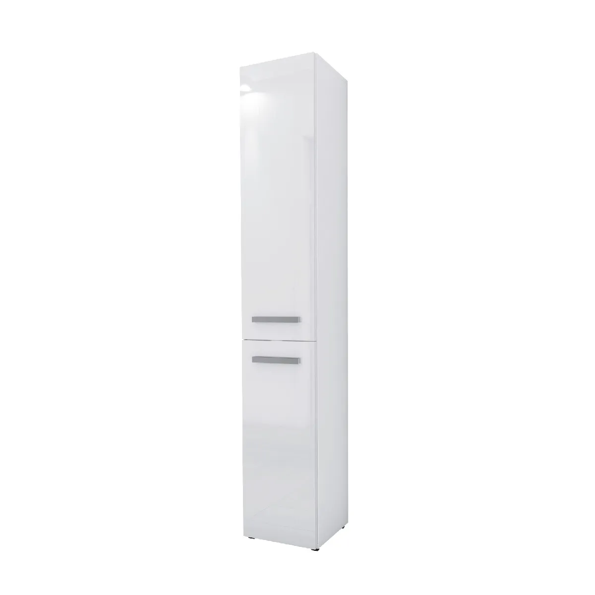 Meuble de salle de bain, blanc mat, 30 x 174 x 30 cm