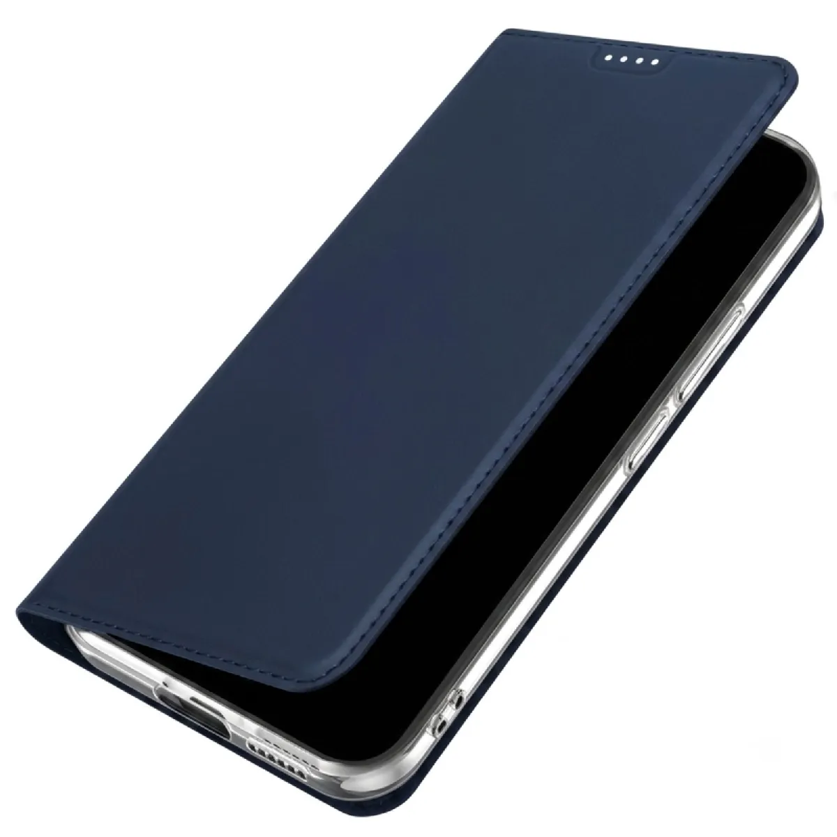 Étui Pour Xiaomi 17t Série Skin Pro Avec Porte-cartes Et Support Bleu Nuit Dux Ducis