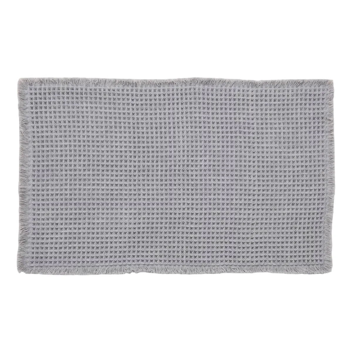 Tapis Waffle 80x50cm Gris - 5five