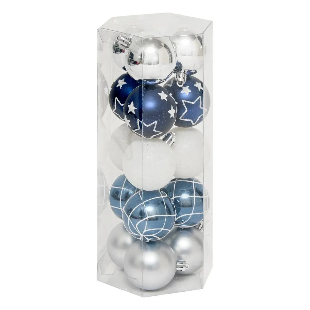 Lot De 15 Boules De Noël Lisses Et Décorées D. 50 Mm - Feeric Lights & Christmas