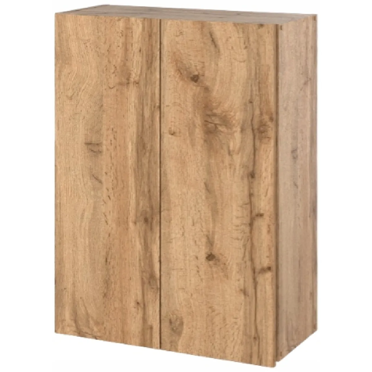 Armoire Murale Chêne Wotan 60 Cm - Meuble Haut Et Colonne Pour Salle De Bain
