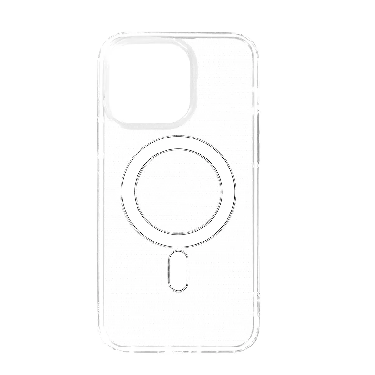 Avizar Coque iPhone 14 Pro Bi-matière Antichoc Compatible MagSafe Transparent