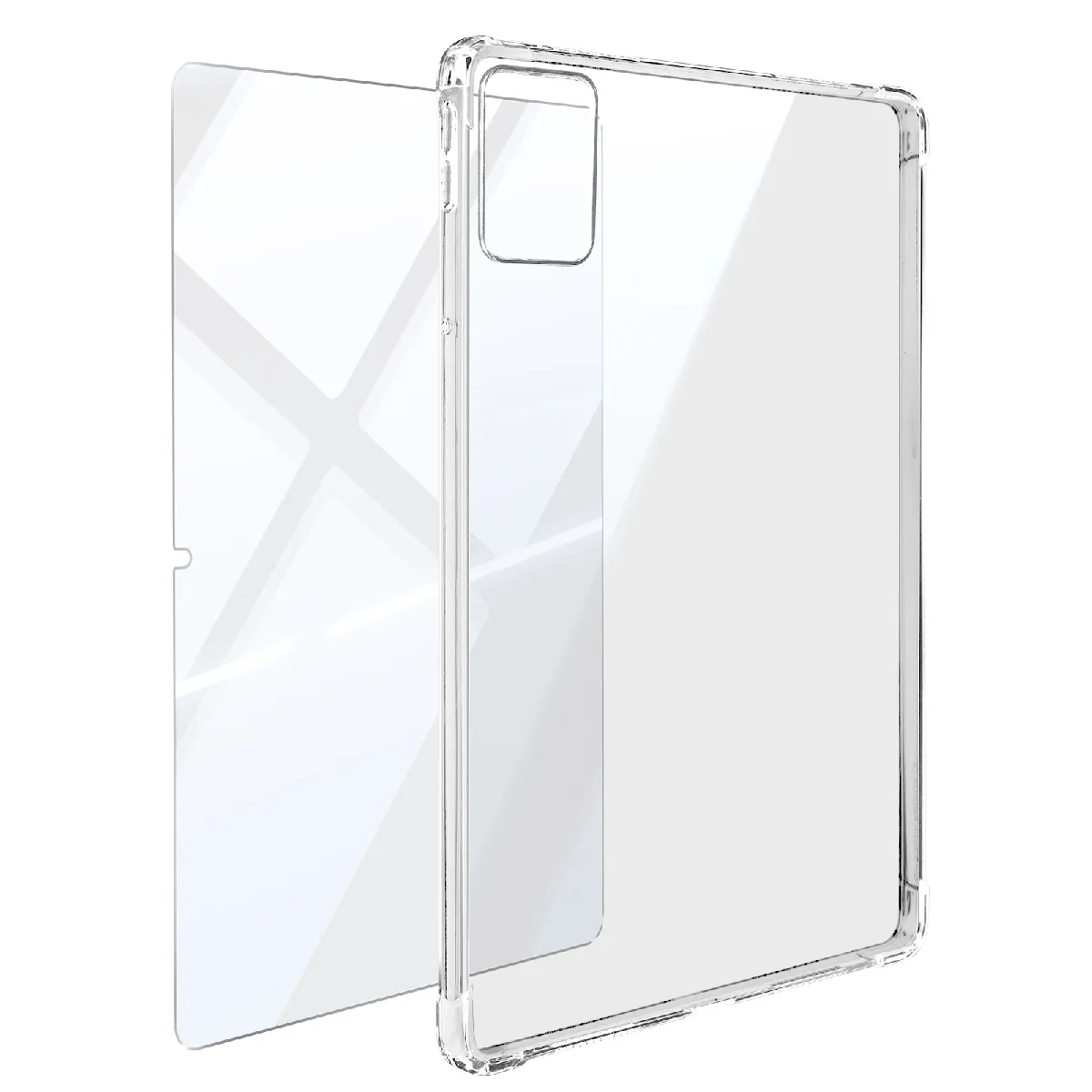 Housse Avizar Coque Lenovo Tab M11 Silicone Transparent Verre Trempé 9h