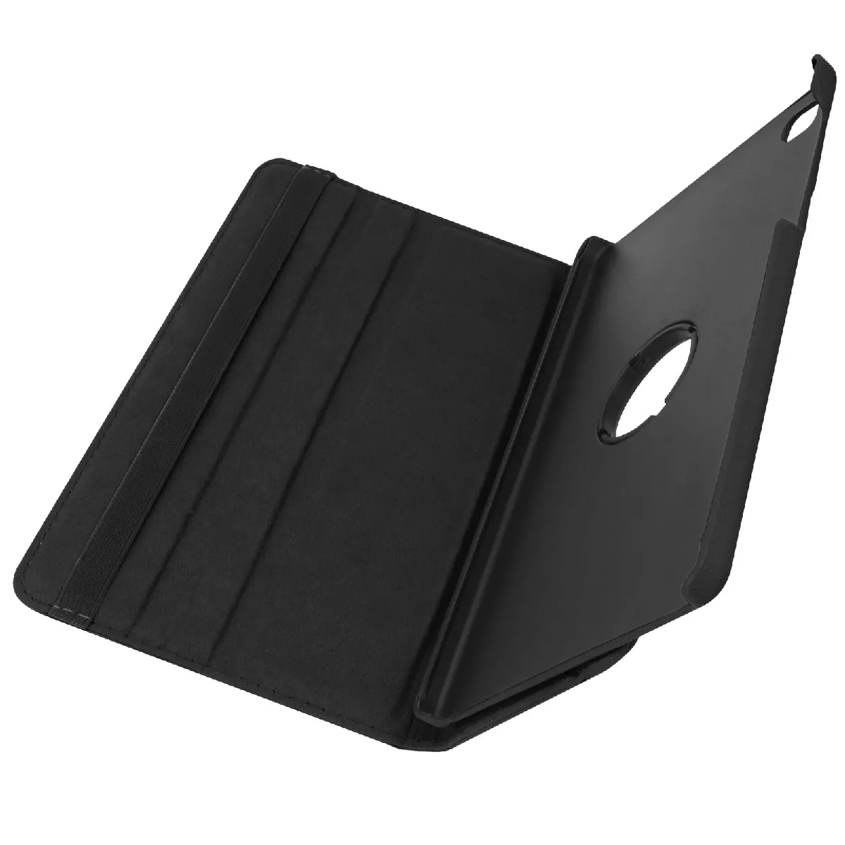 Housse Avizar Pour Samsung Galaxy Tab A7 Lite 8.7" Rotative 360° Noir Simili Cuir
