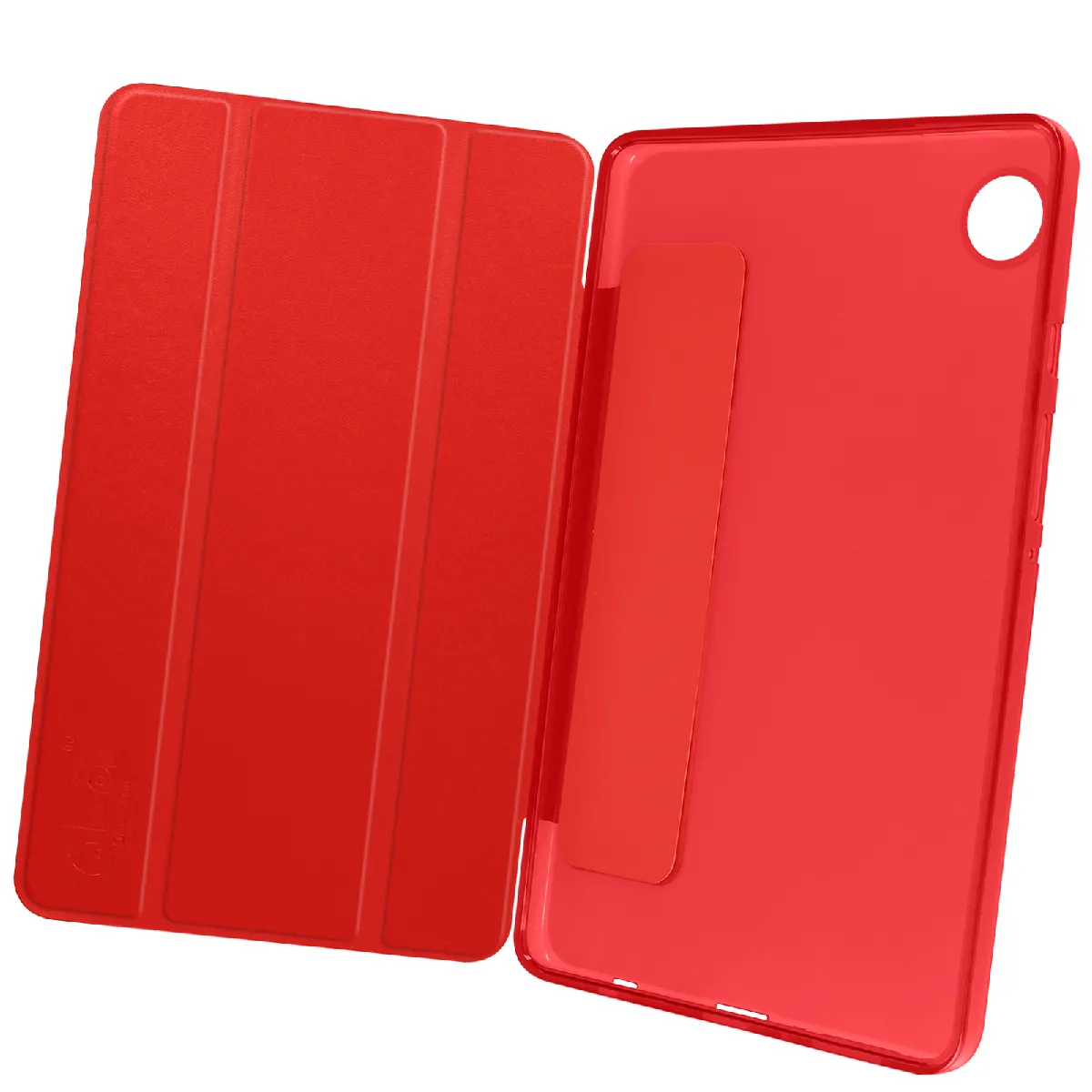 Étui Clapet Avizar Tablette Samsung Tab A9 10.5" Rouge Simili Cuir