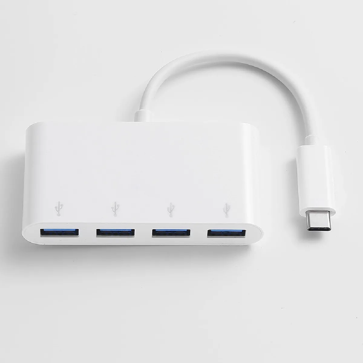 Hub Usb-c 4 Ports Usb 3.0 Pour Pc, Pc Portable Et Macbook