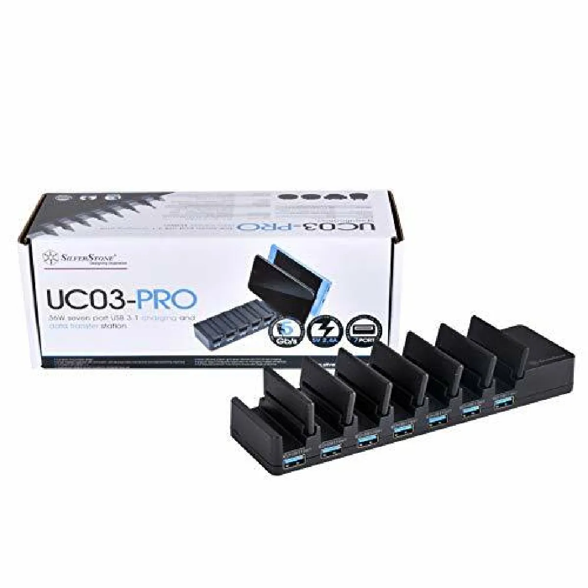 Silverstone Sst-uc03b-pro - Usb Lade Station