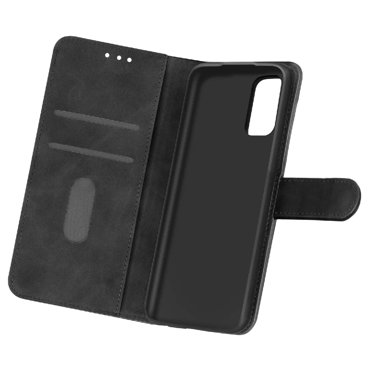 Étui pour Oppo Find X3 Lite Porte-carte Fonction Support Noir - Neuf