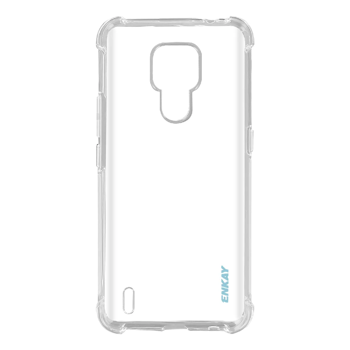 Coque Motorola Moto E7 Flexible Antichoc Coins Bumper Transparent