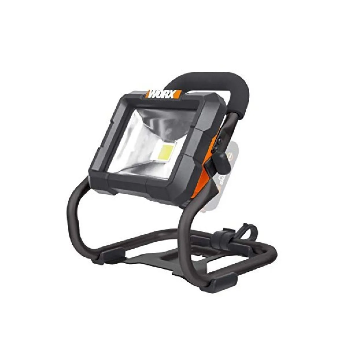 Projecteur LED 20V WORX - WX026.9 (1500 lm, tête pivotante 360 degrés, compact, sans batterie ni chargeur)