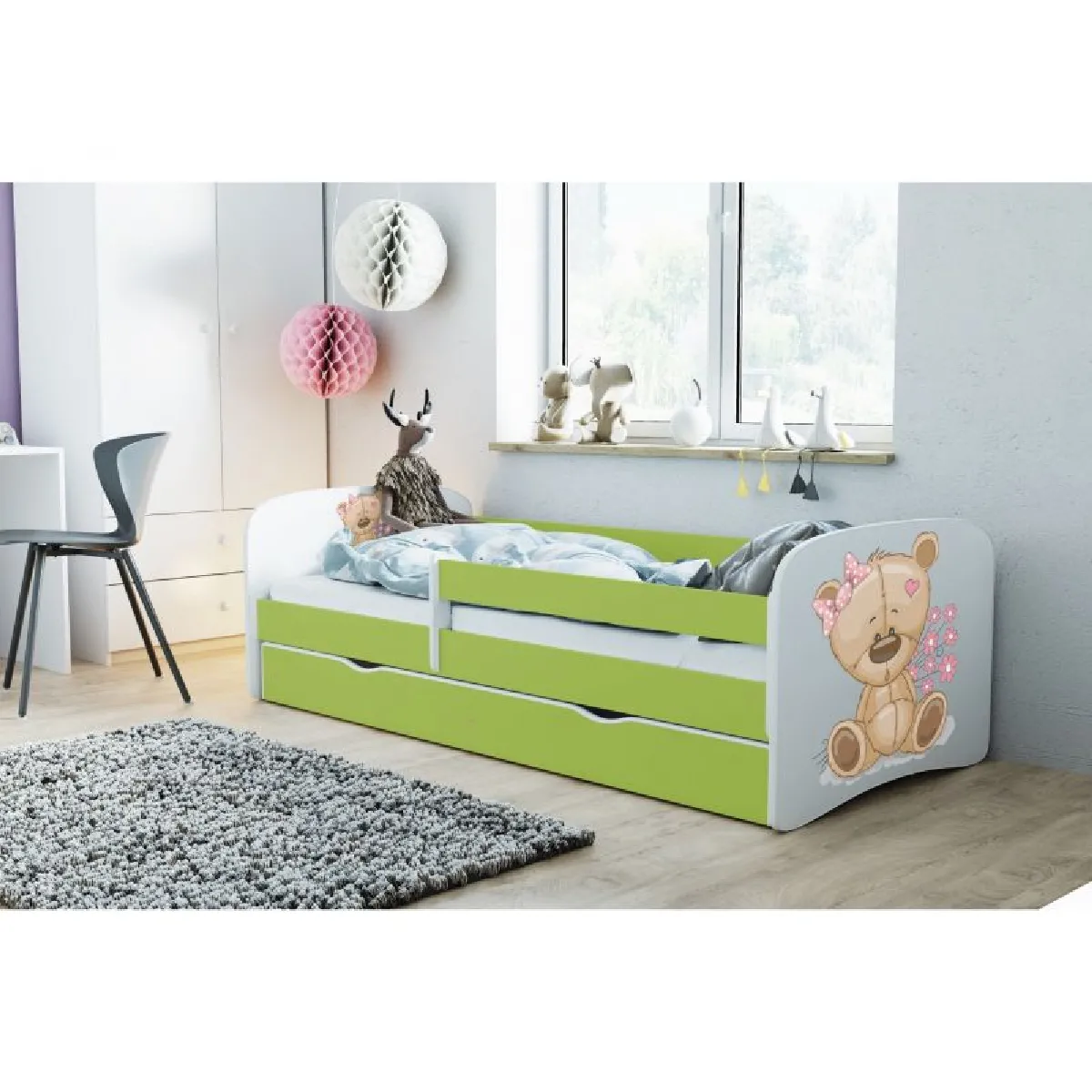 Babydreams lit bébé nounours - Vert