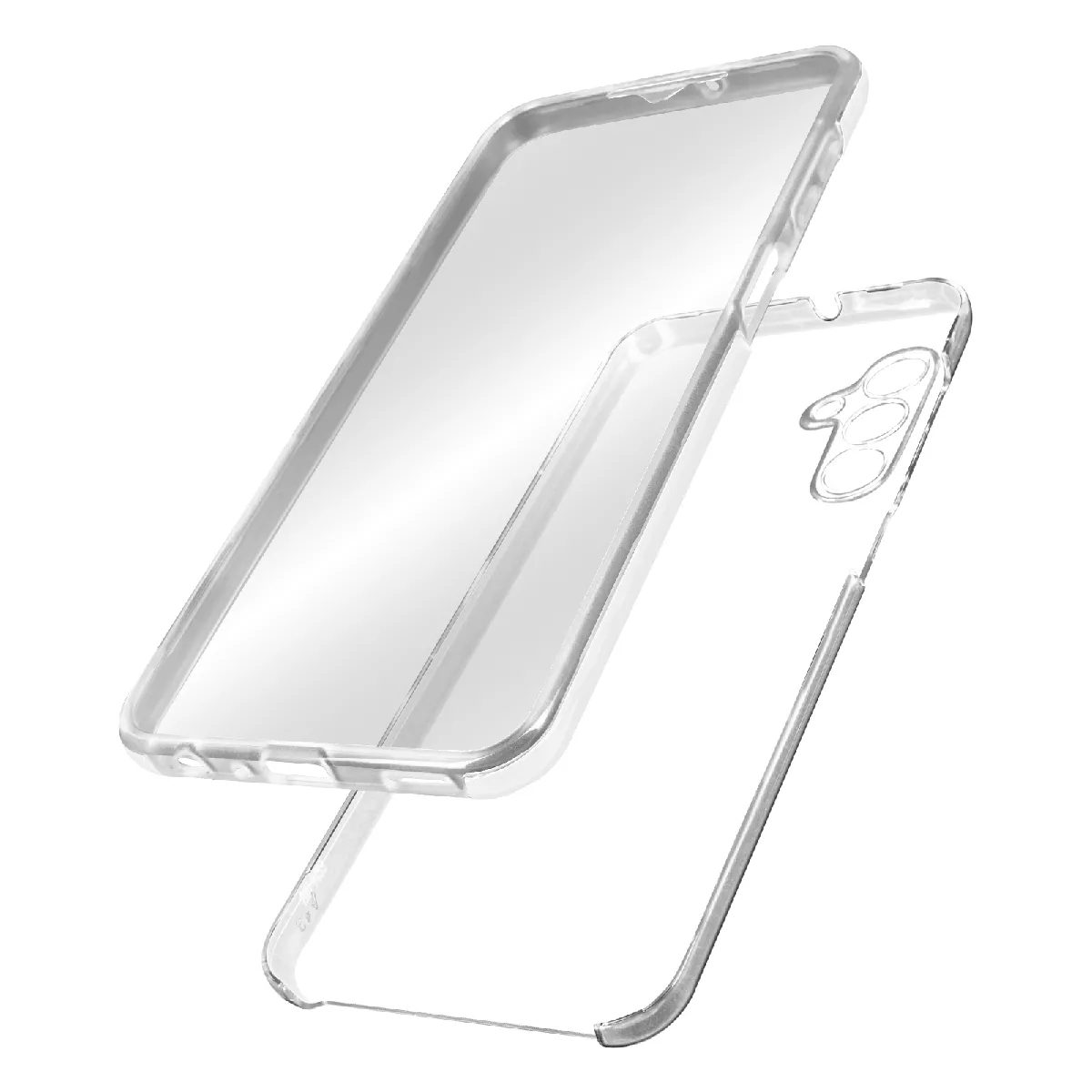 Coque Pour Samsung A13 5g Intégrale Arrière Rigide Et Avant Souple Transparent