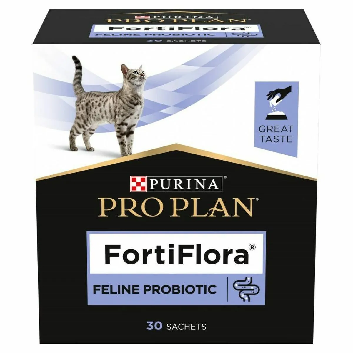 Purina Complément alimentaire digestif pour chat FortiFlora - 30 x 1 g