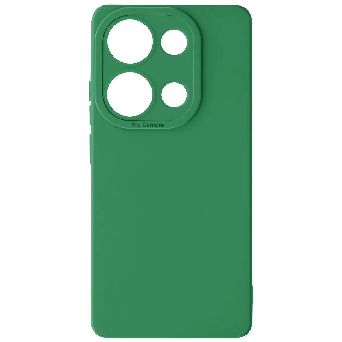 Coque Pour Xiaomi Redmi Note 13 Pro 4g Silicone Mat Protection Caméra Vert