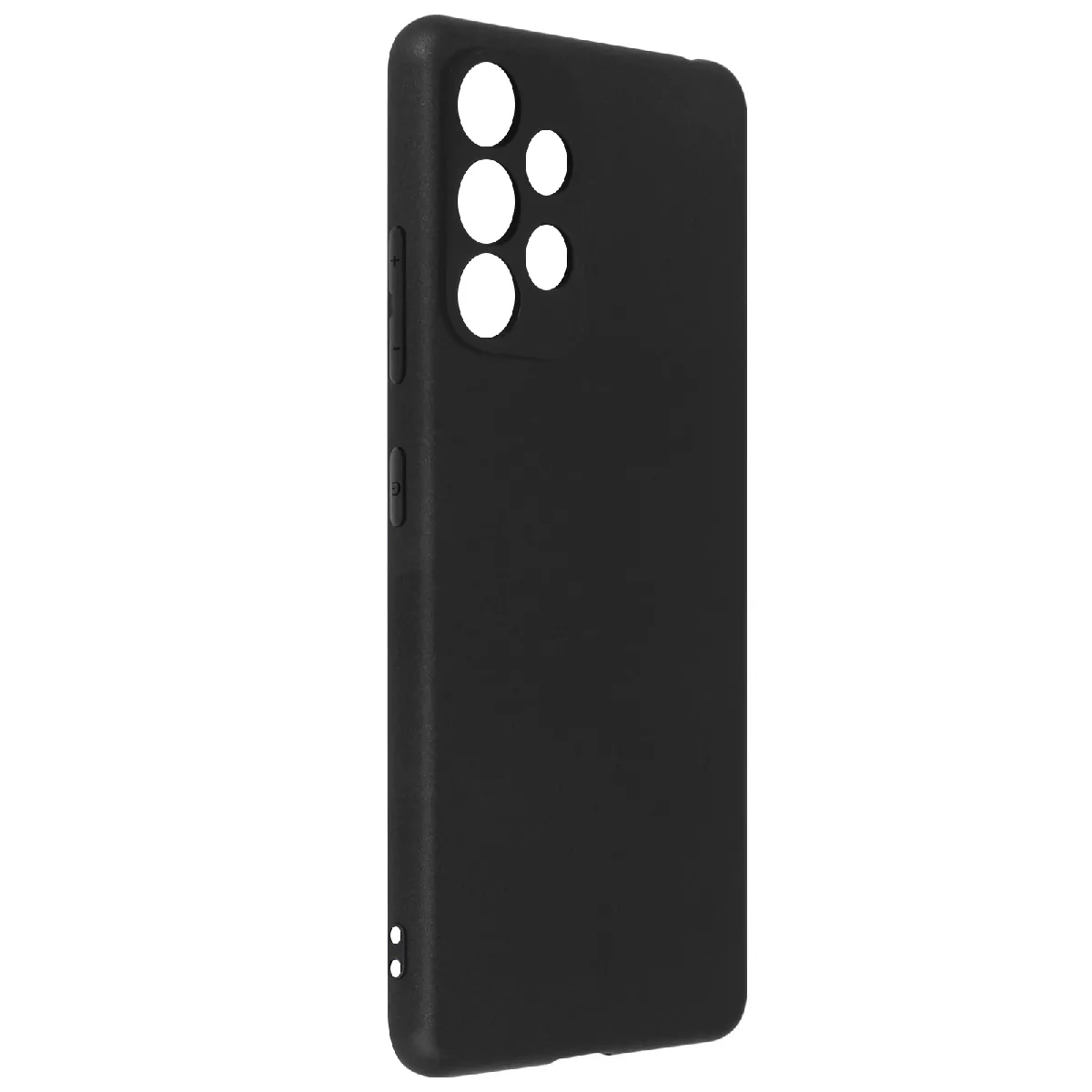 Coque Pour Samsung Galaxy A32 Résistante Silicone Gel Flexible Fine Légère Noir