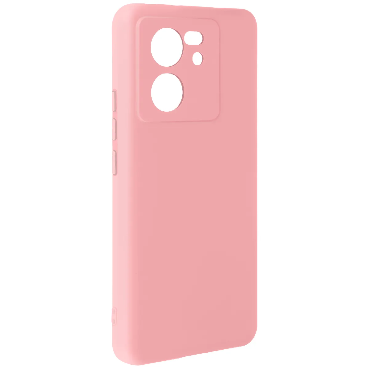 Coque Pour Xiaomi 13t Pro Soft-touch En Silicone Série Fast Cover Antidérapant Rose