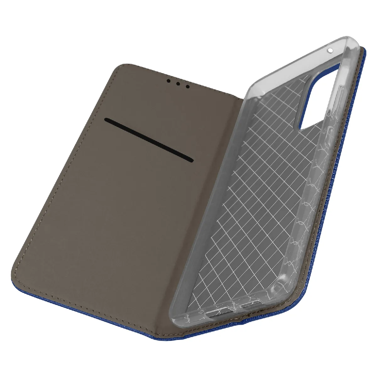 Étui Pour Samsung Galaxy A53 5g Avec Clapet Porte-carte Fonction Support Bleu Nuit