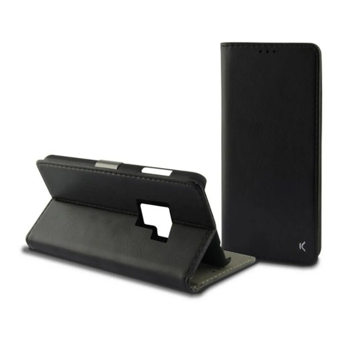 Ksix B8605fu20 - Funda Folio Con Soporte Para Galaxy S9 Plus, Color Negra Coque De Protection Pour Téléphones Portables