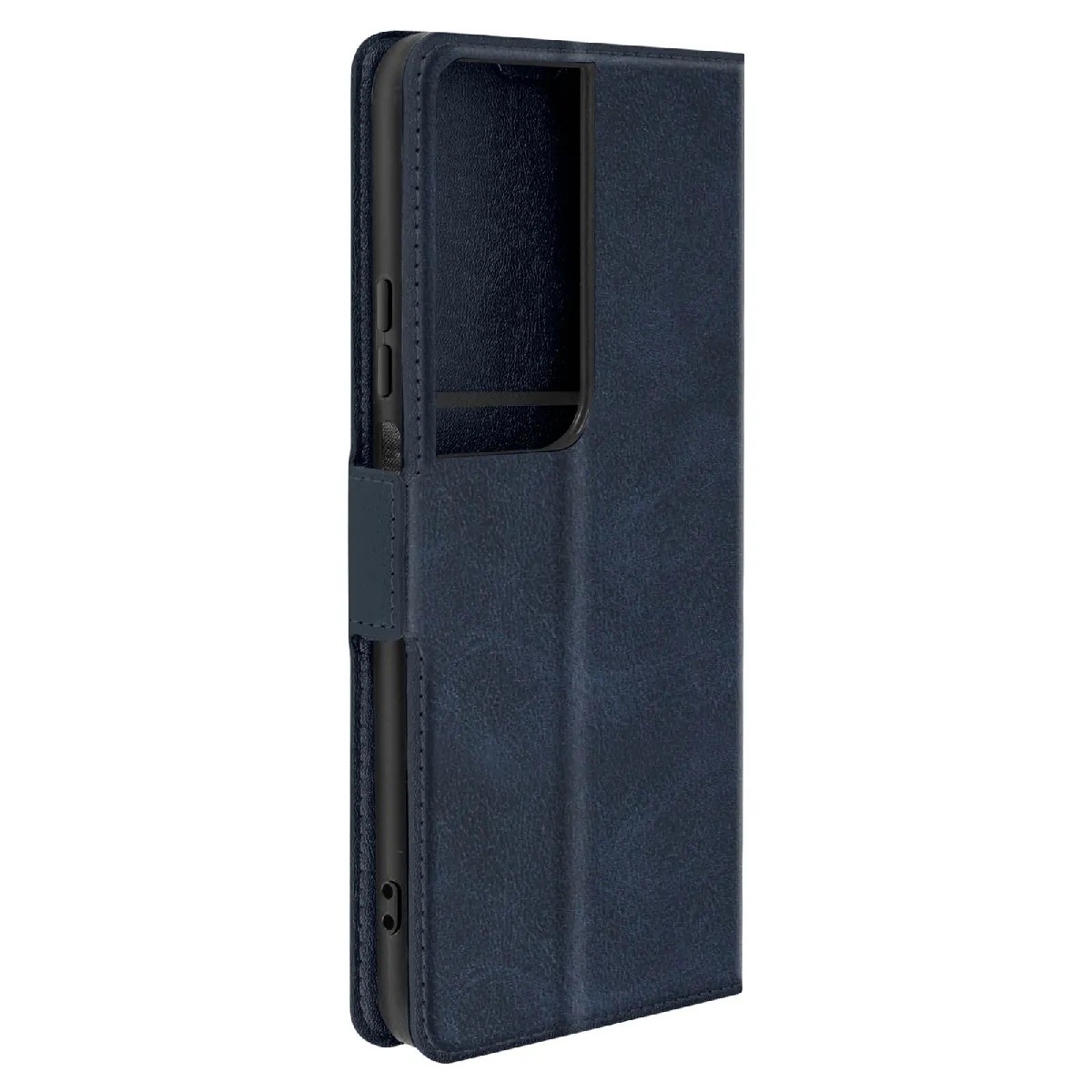 Avizar Housse pour Honor 90 Smart Porte-carte et Support Languette Aimantée Bleu nuit