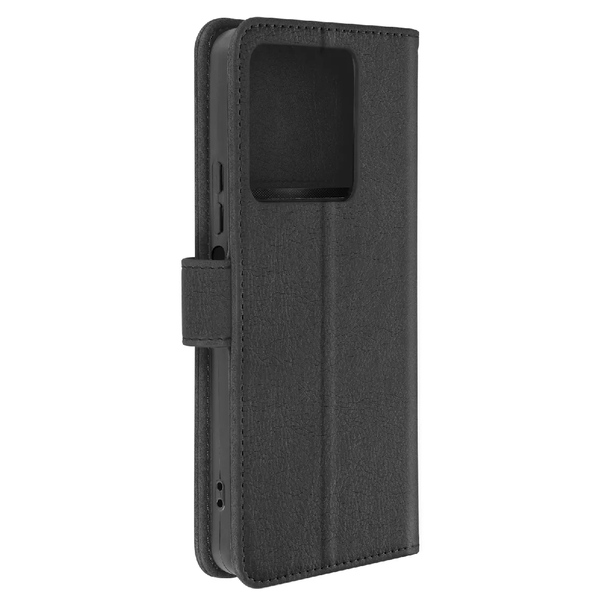 Étui Pour Xiaomi Redmi Note 13 5g Portefeuille Et Support Vidéo Noir