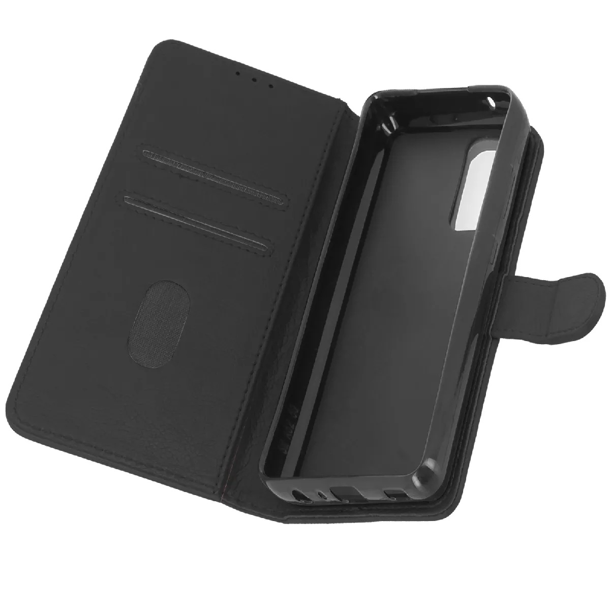 Étui Pour Samsung Galaxy A52 Et A52s Protection Porte-carte Fonction Support Noir