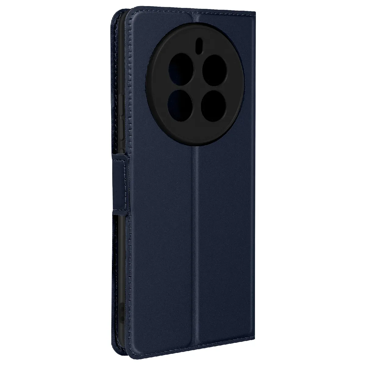 Avizar Étui pour Realme 12 Pro 5G Porte-carte Support Vidéo Design Fin Bleu