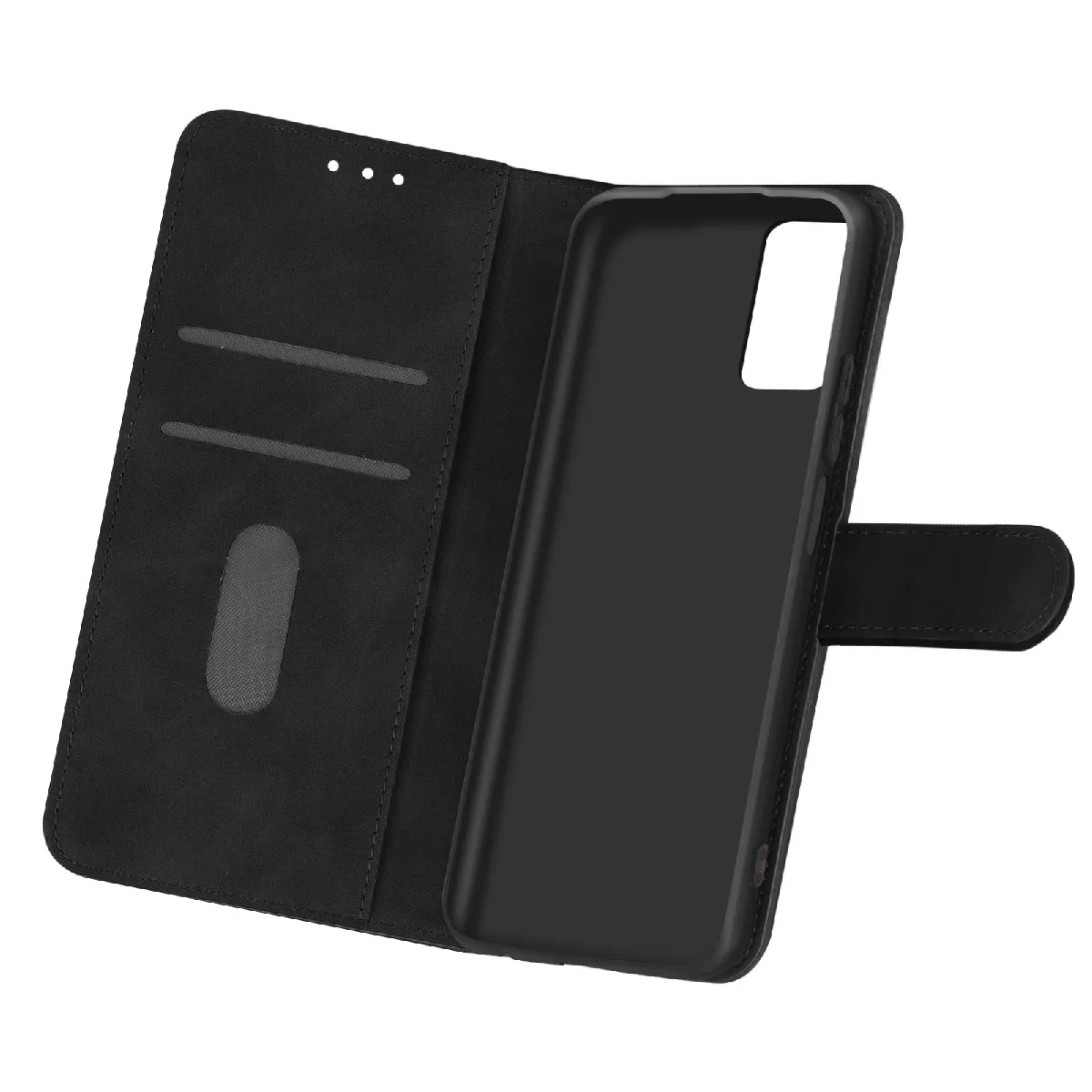 Étui Pour Samsung Galaxy A32 Clapet Portefeuille Fonction Support Vidéo Noir