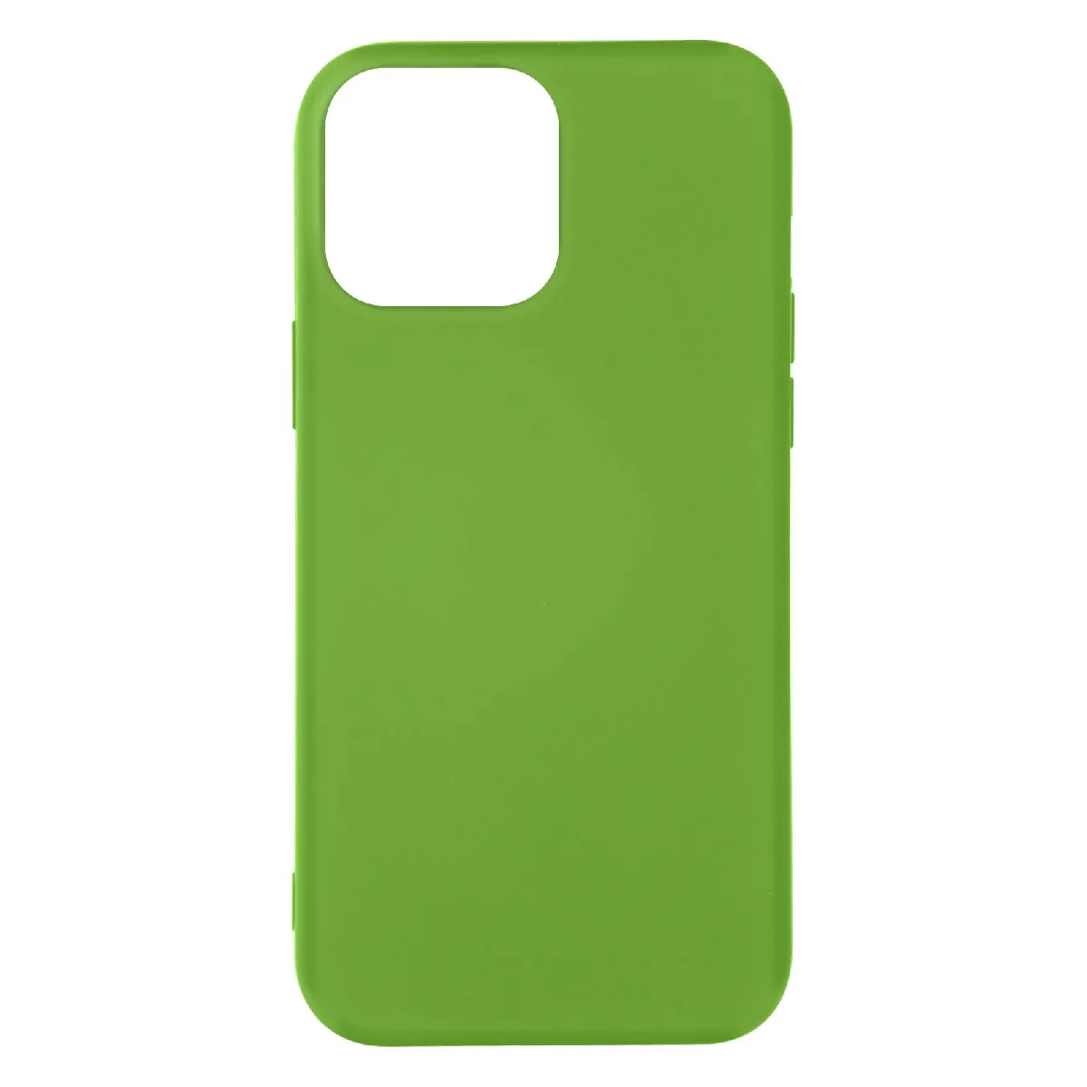 Coque Pour Iphone 14 Pro Semi-rigide Soft-touch Fine Vert