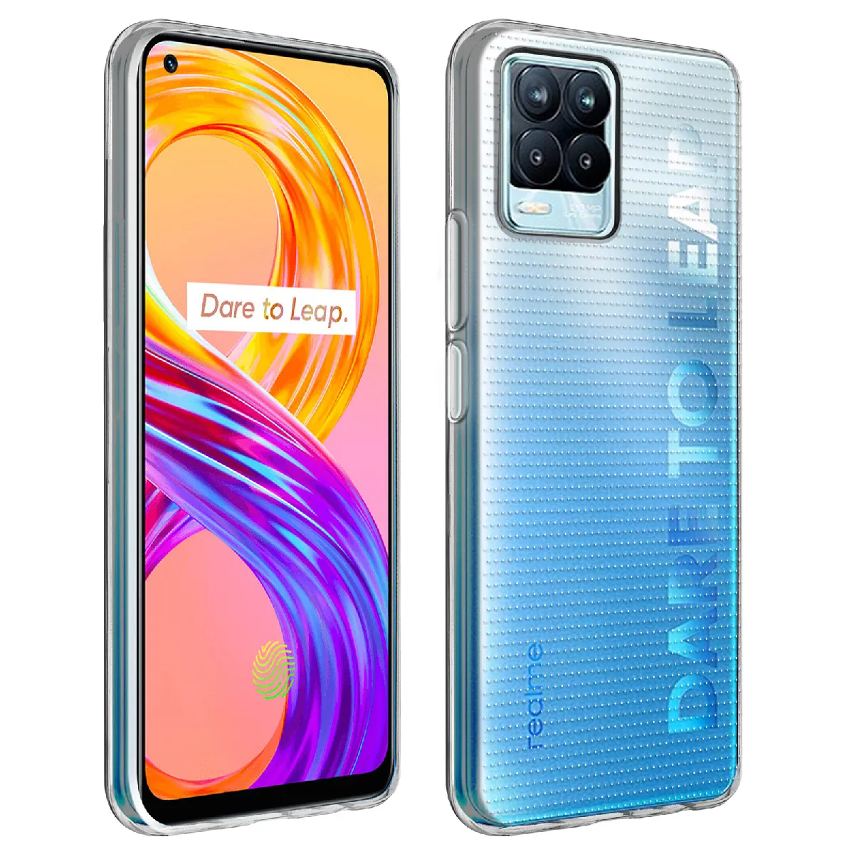 Coque Realme 8 Pro Et 8 Silicone Souple Ultra-fin Transparent