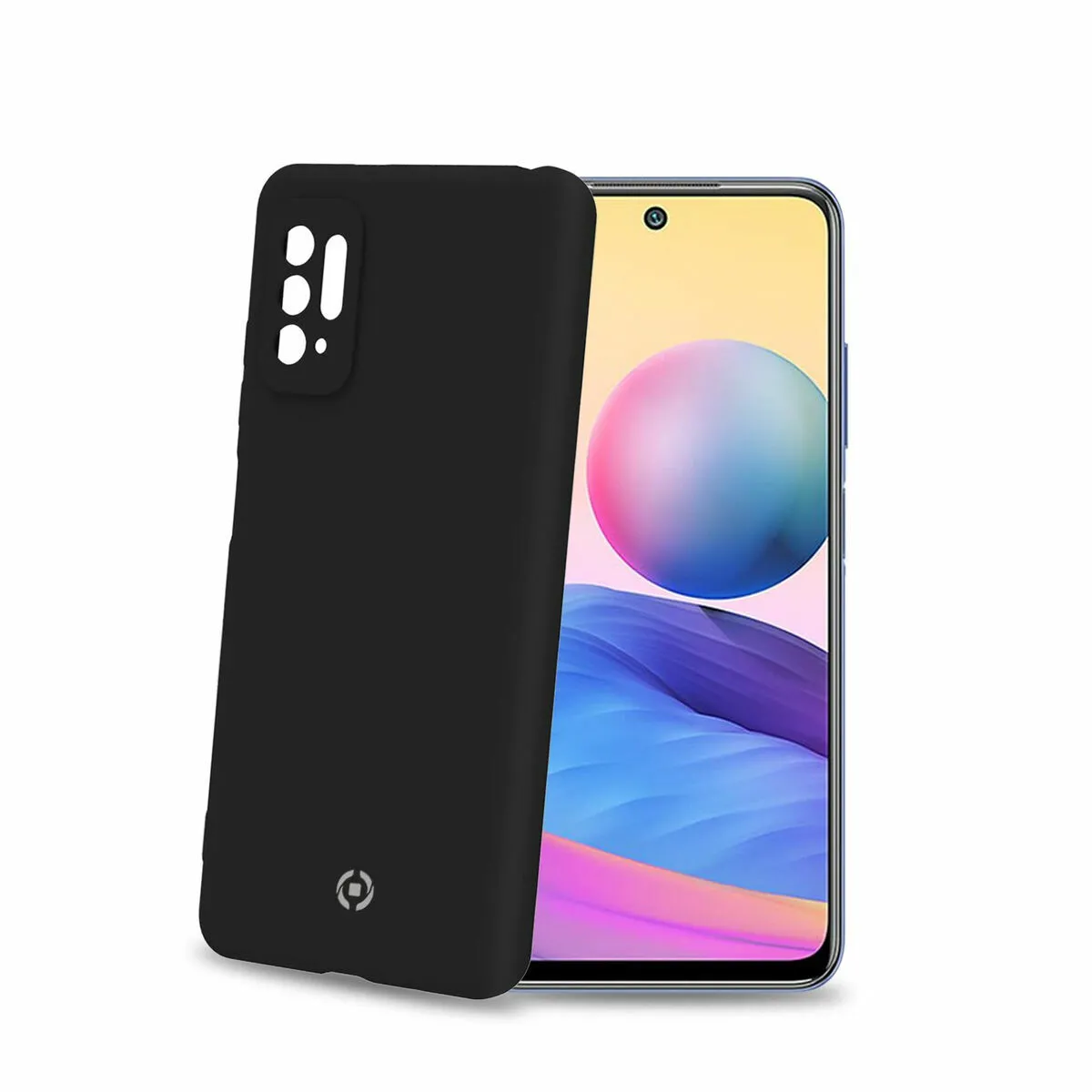 Protection Pour Téléphone Portable Celly Cromo958bk Noir Redmi Note 10 5g Xiaomi