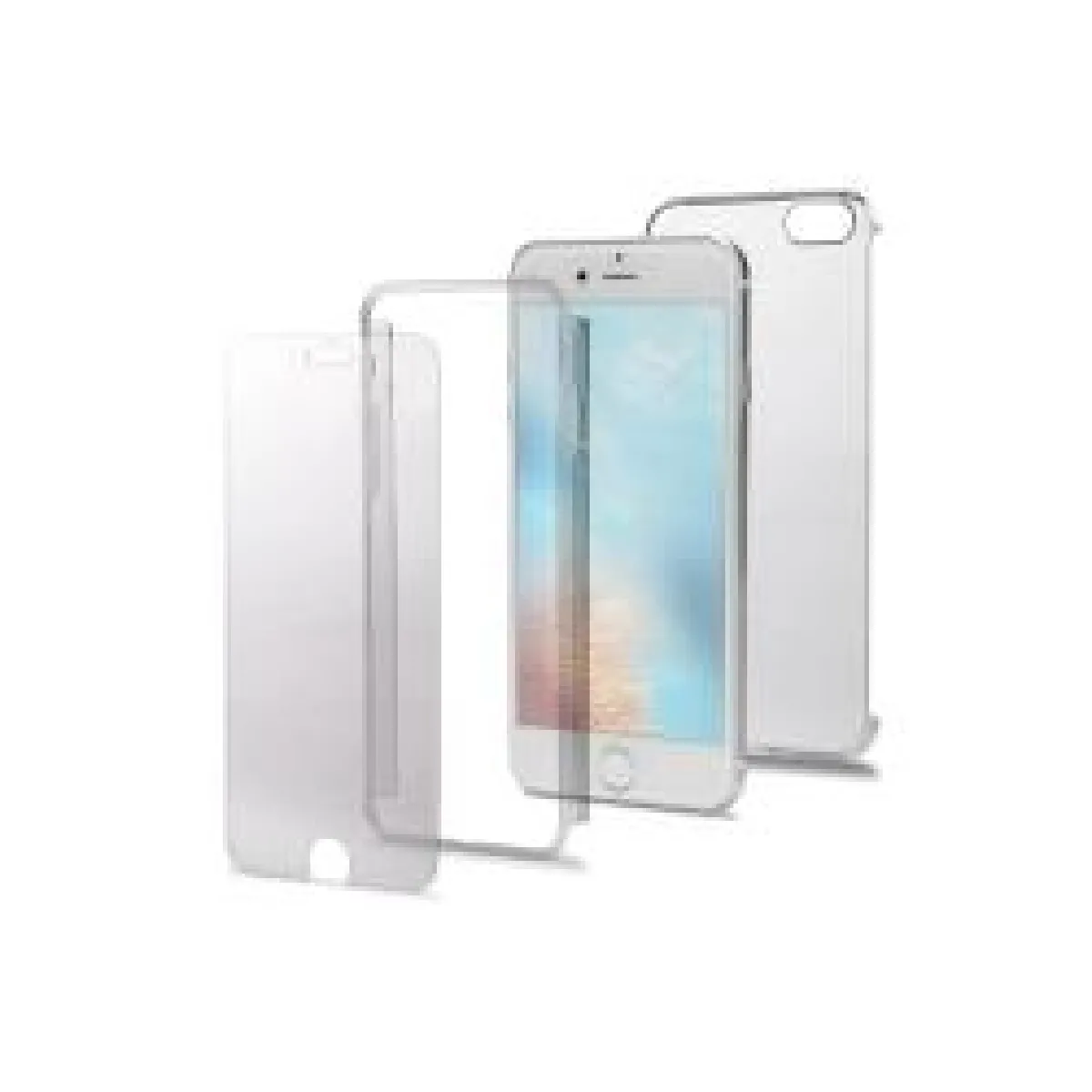 Celly Totalbody360 Coque De Protection Pour Téléphones Portables 11,9 Cm (4.7") Housse Translucide, Transparent