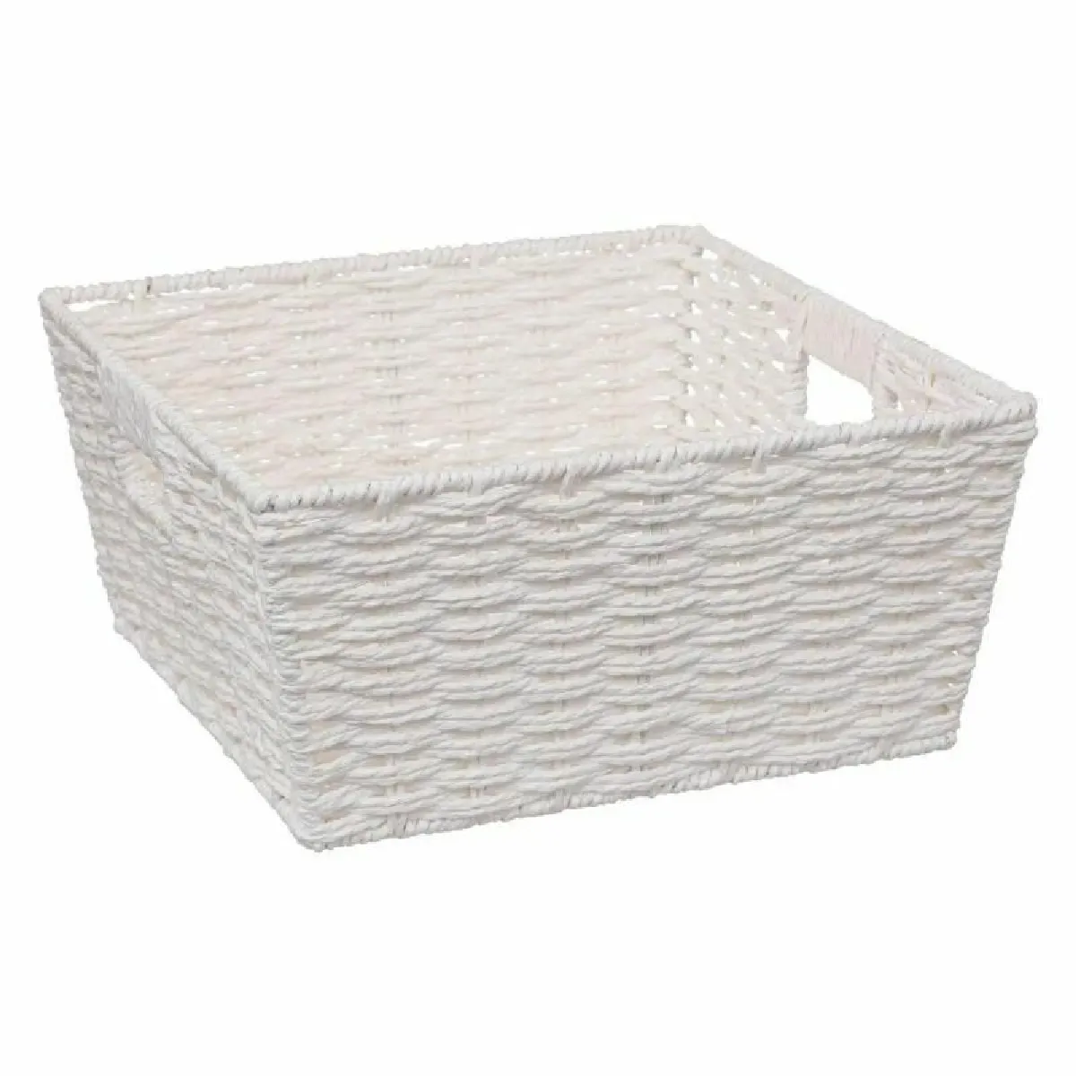 Panier Vannerie 31x15cm "mix N' Modul" Blanc - 5five