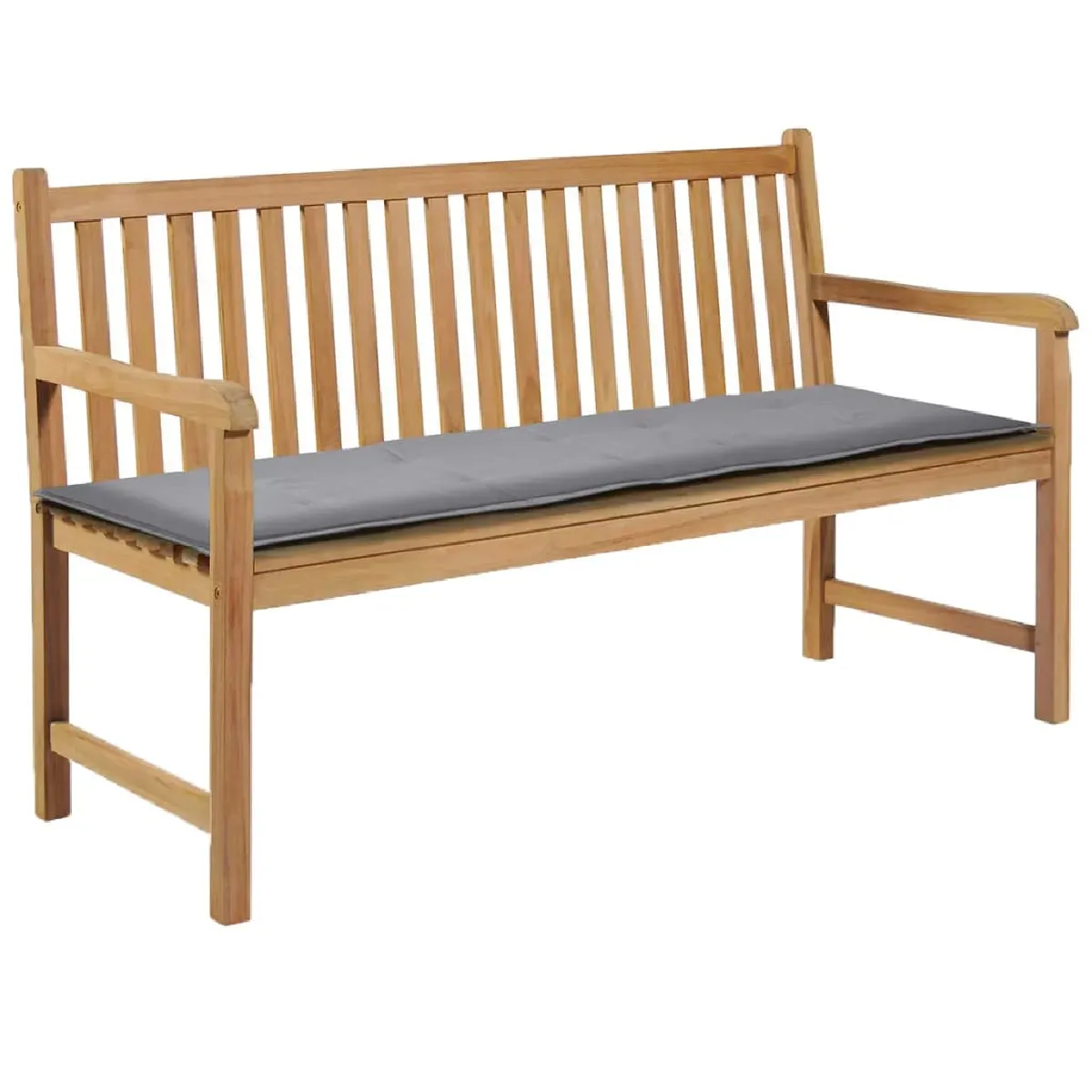 Coussin De Banc De Jardin Gris 150 X 50 X 3 Cm Dec021556