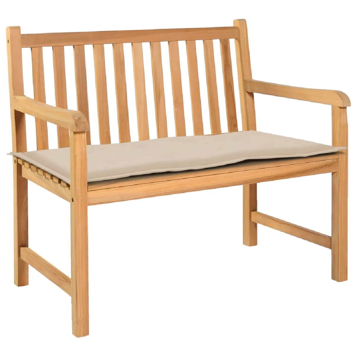 Coussin De Banc De Jardin Crème 100 X 50 X 3 Cm Dec021558