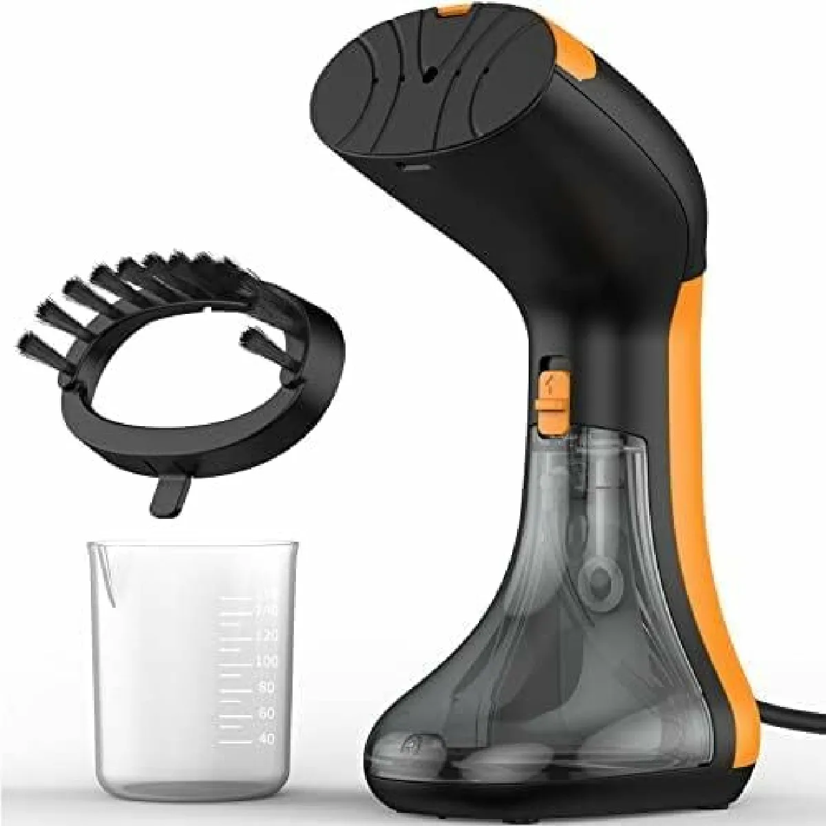 Défroisseur Vapeur de 150 ml 1000W orange noir