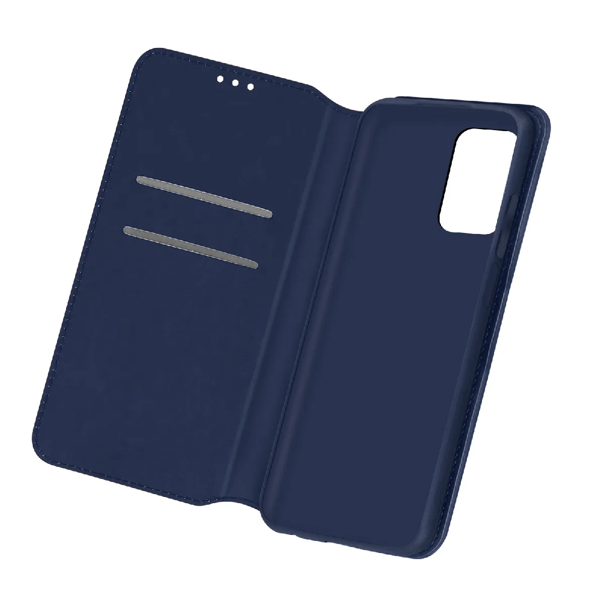 Housse Pour Samsung Galaxy A32 5g Porte-cartes Fonction Support Vidéo Bleu