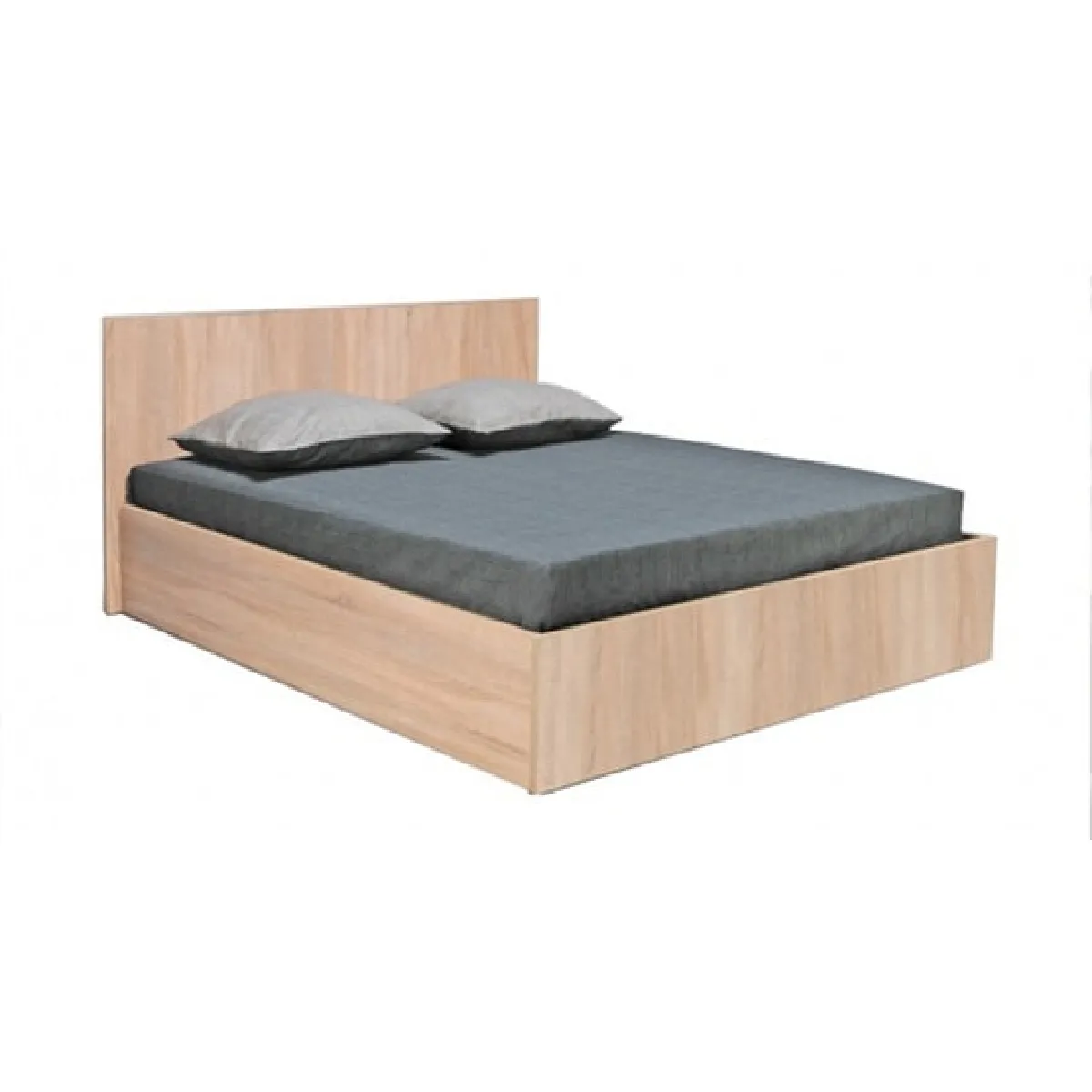 Lit coffre 140 x 190 cm - Coloris: Naturel - ELPHEGE