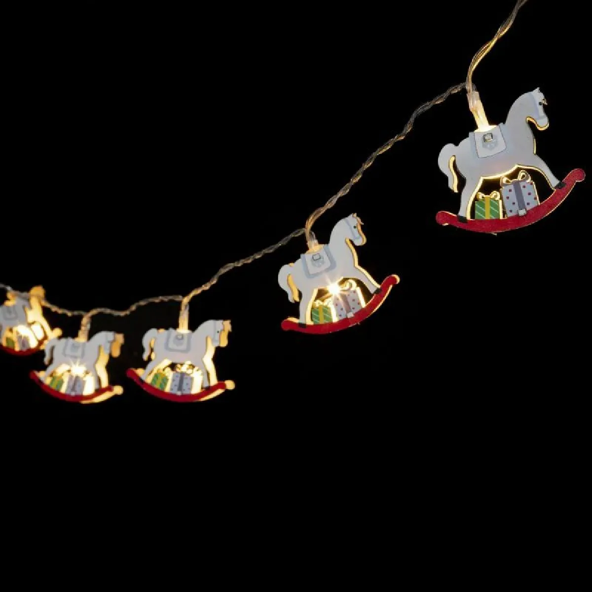Guirlande Intérieur Chevaux Bascule 10 L Pièces - Feeric Lights & Christmas