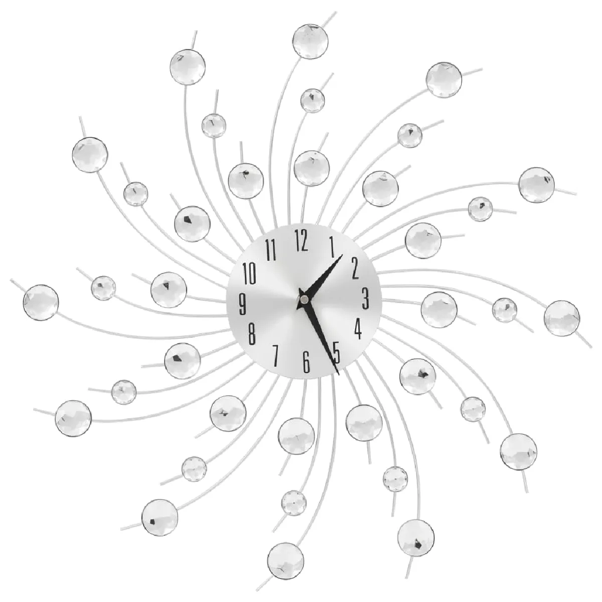 Horloge Murale Avec Mouvement À Quartz Design Moderne 50 Cm Dec022274