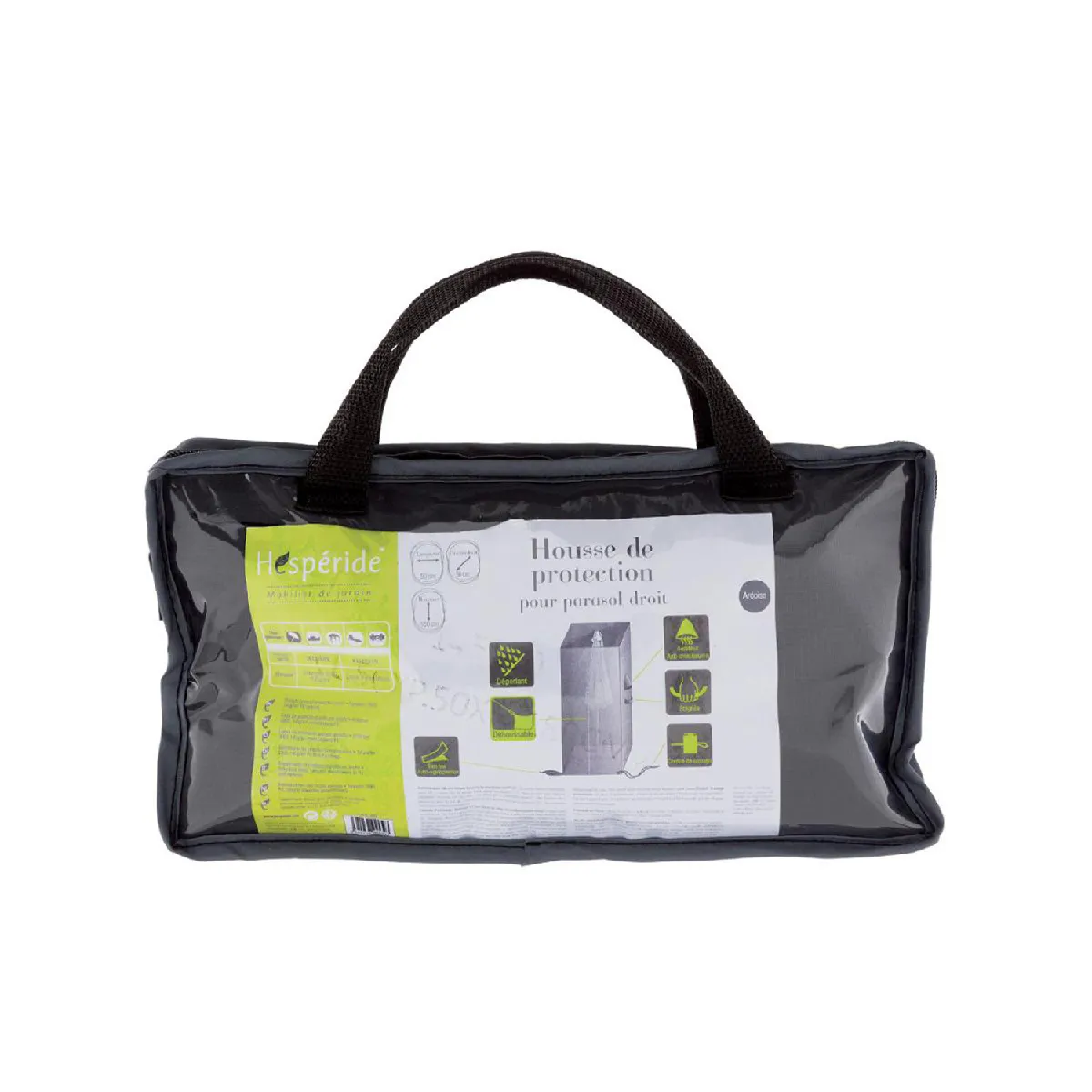Housse De Parasol Droit - 50 X 50 X 180 Cm - Ardoise