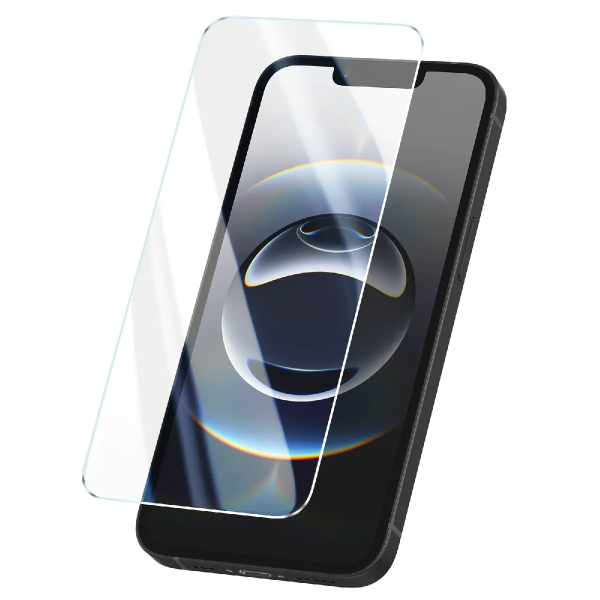 Verre Trempé Pour Iphone 16e Protection Écran Biseautée 2.5d Avec Kit De Pose Transparent Zanaé