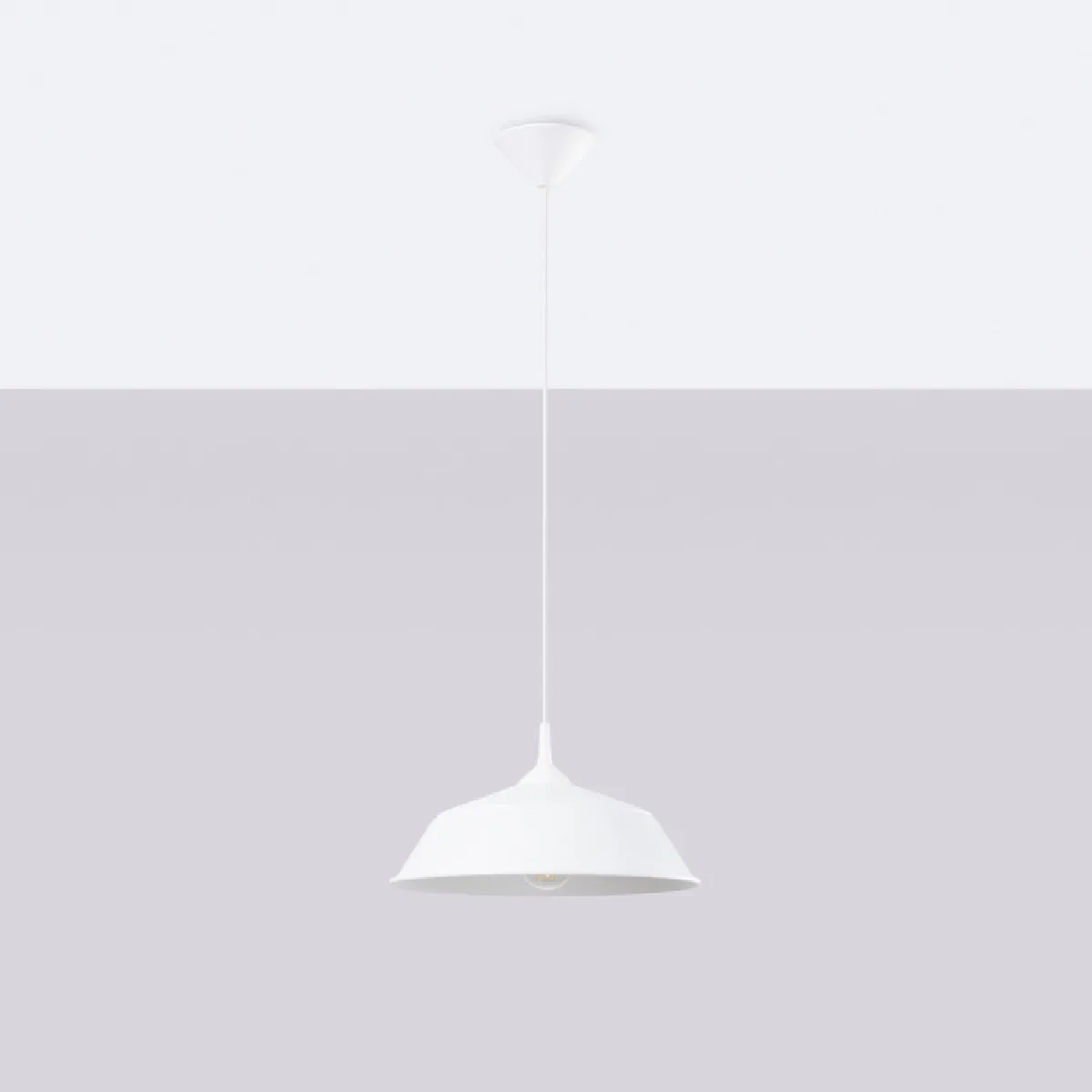 Lampe suspendue Veraaeys blanc 74 x 34 x 34( h x l x P en cm )