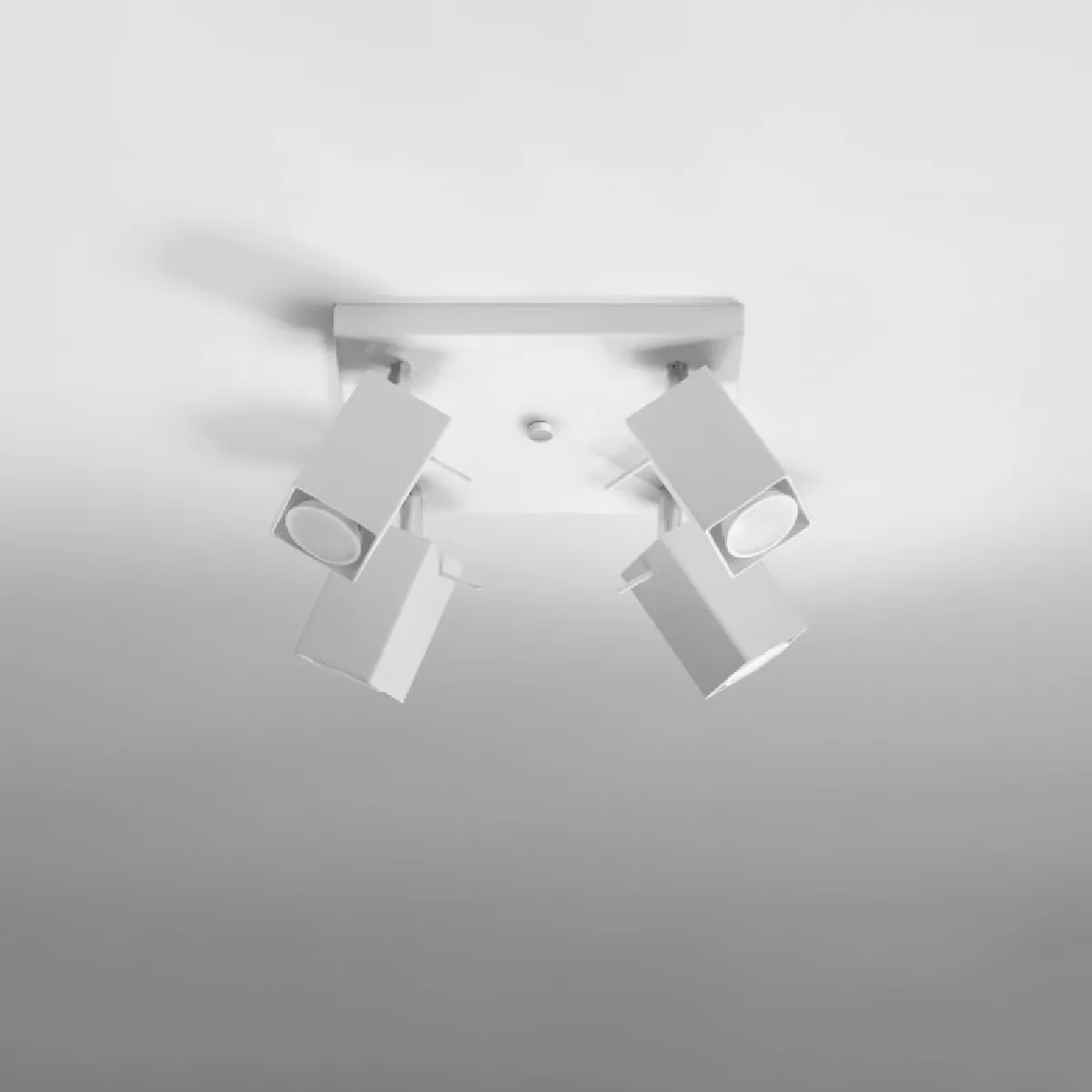 Plafonnier Norayra 4 blanc 16 x 25 x 25( h x l x P en cm )