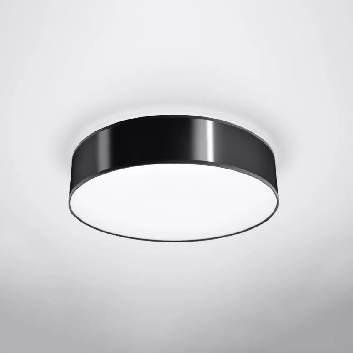 Plafonnier Lumiala 45 noir 11 x 45 x 45( h x l x P en cm )